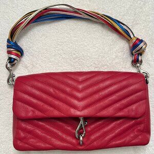Rebecca Minkoff Red Paprika Edie Clutch/Crossbody Bag